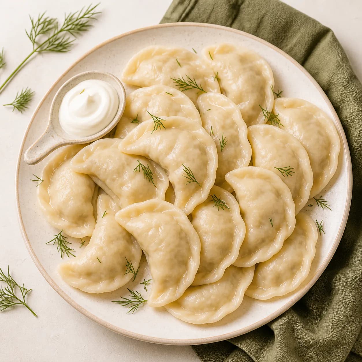 Вареники ручной лепки